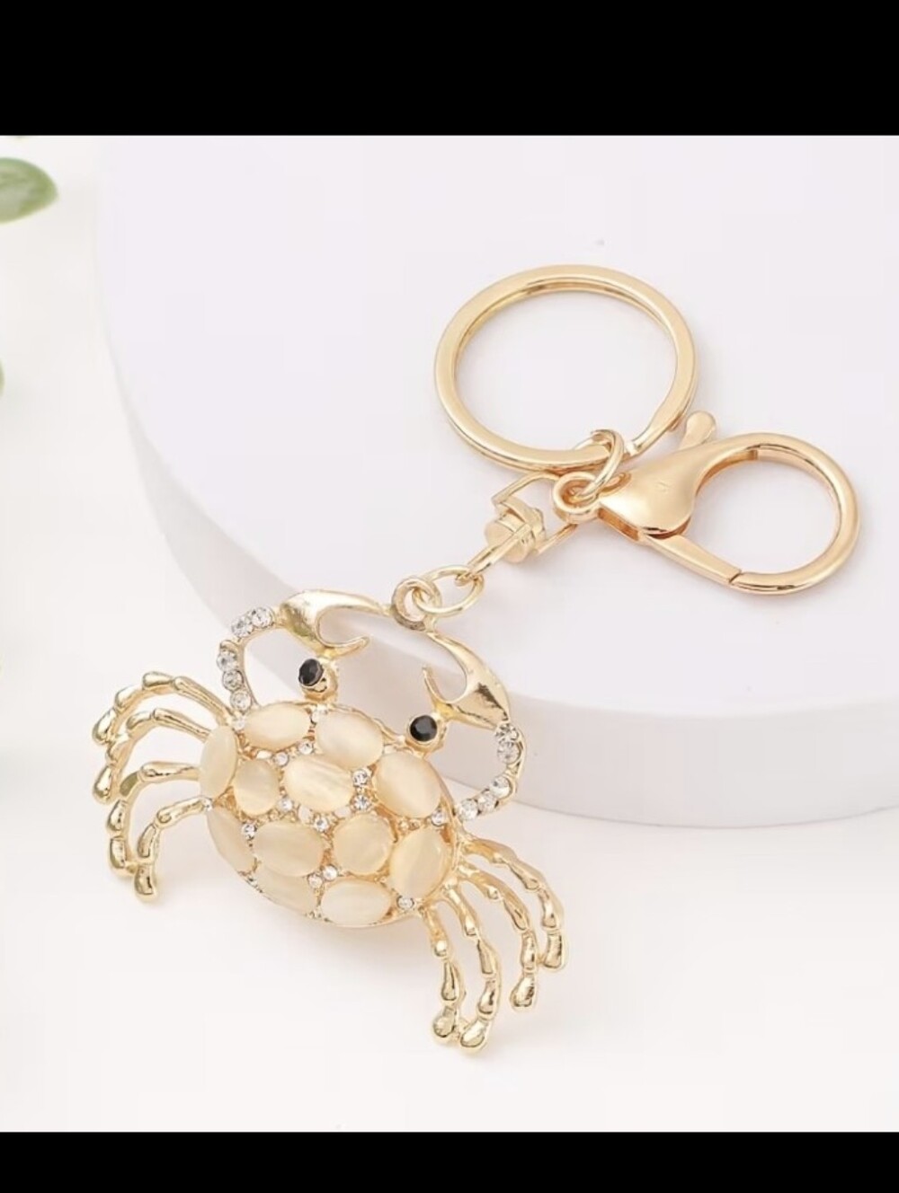 Beautiful Crab Bag Charm/ Keychain NEW
